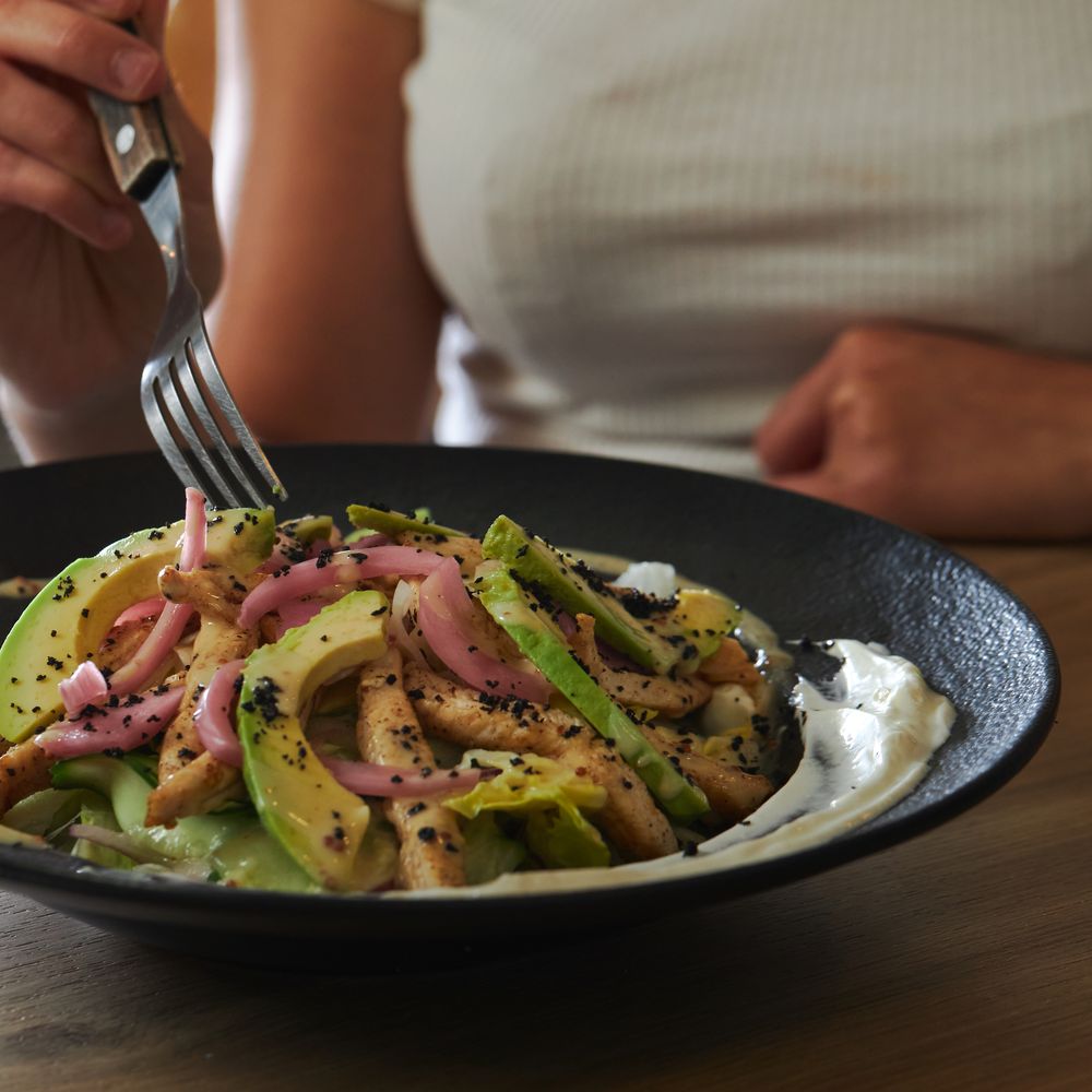 Chicken avocado salad